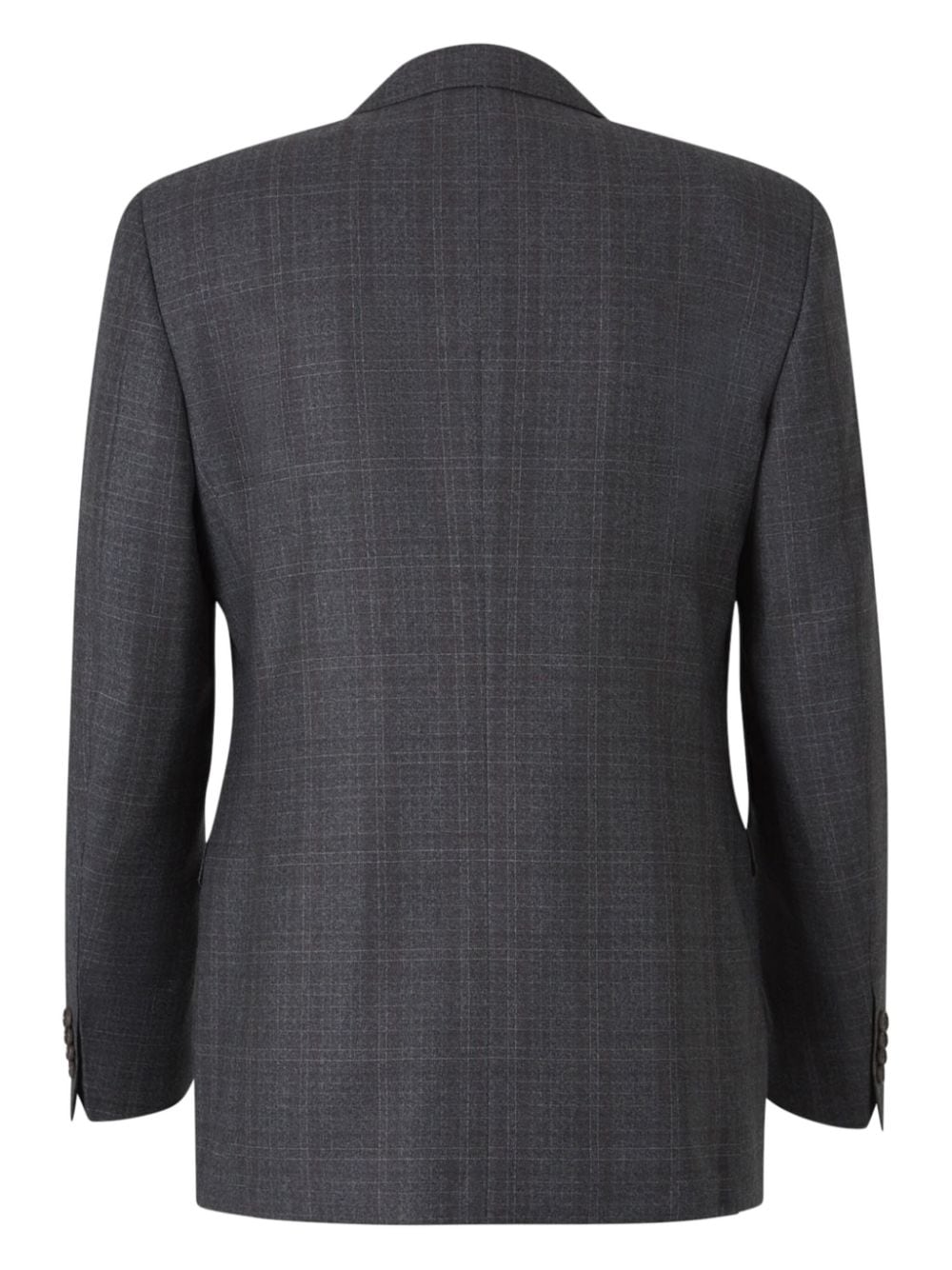 Shop Canali Checked Two-piece Suit In Grey