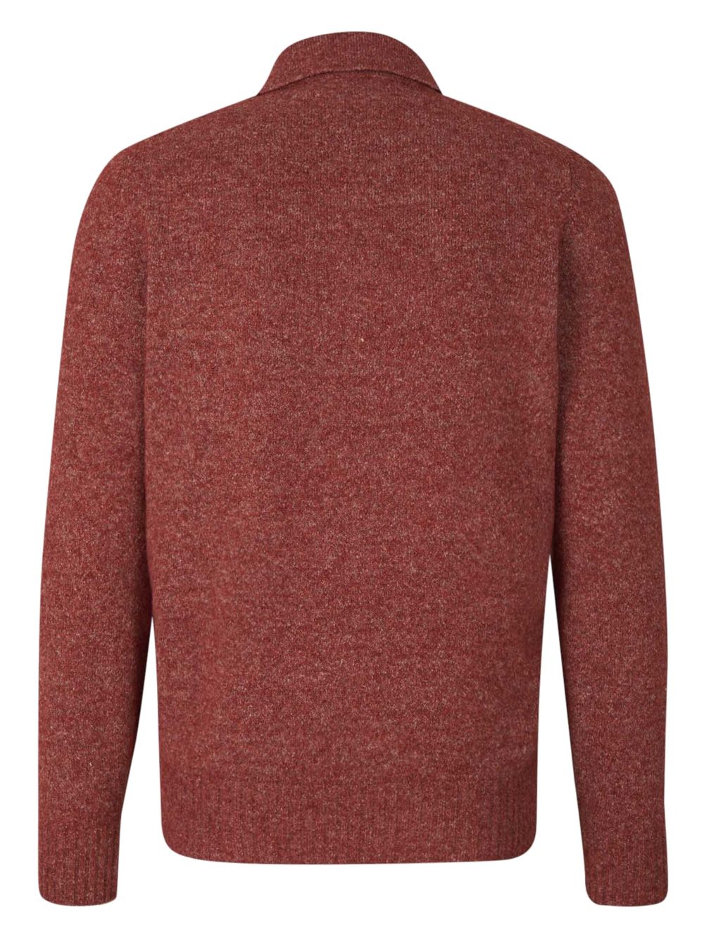 Brunello Cucinelli Gebreid poloshirt - Rood