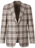 Canali checked wool blazer - Neutrals
