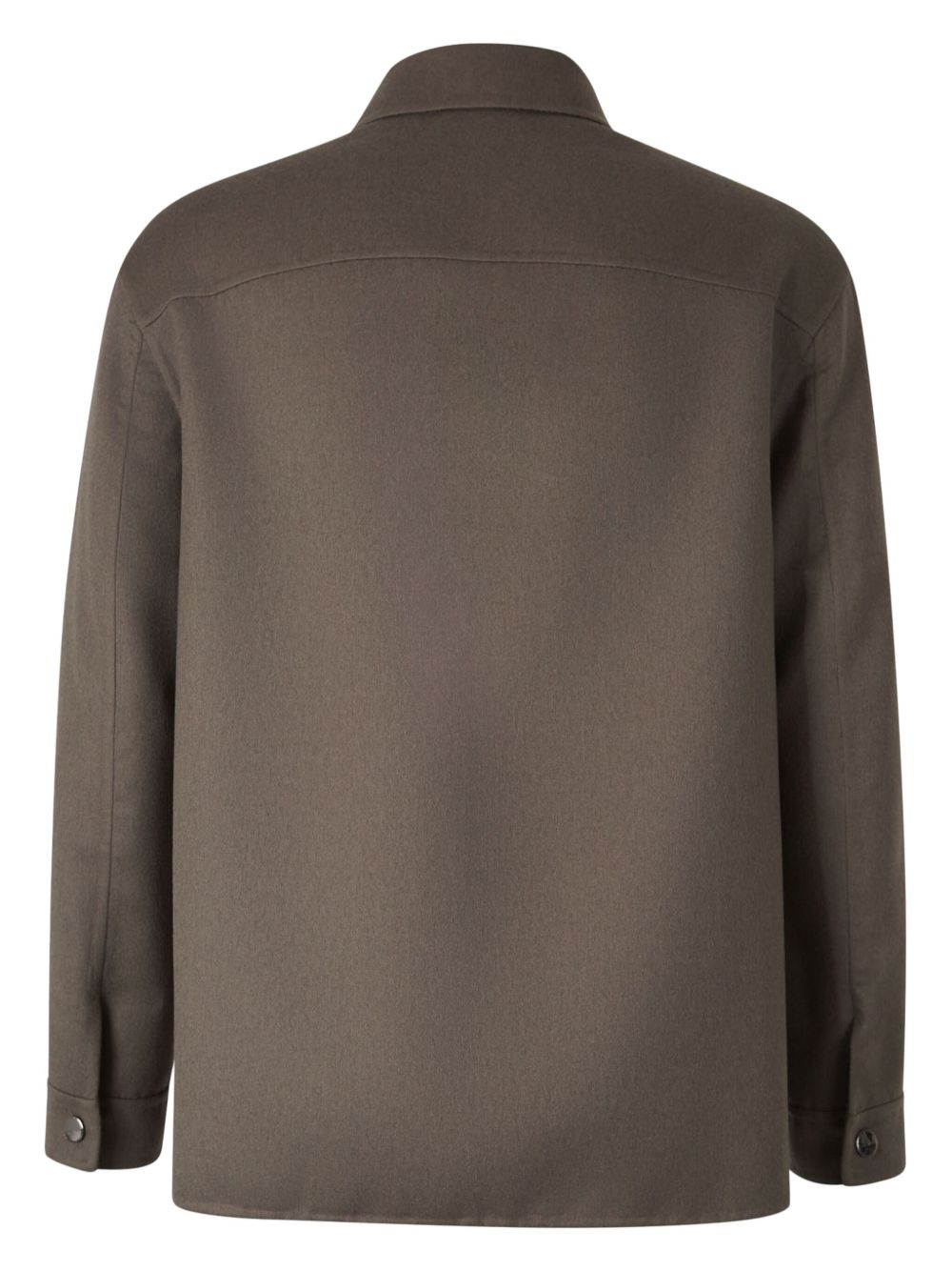 Canali Wollen shirtjack - Groen