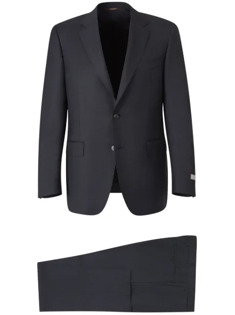 Canali checked two-piece suit