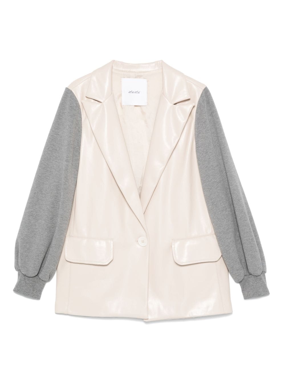 Miss Grant Kids panelled blazer - Toni neutri