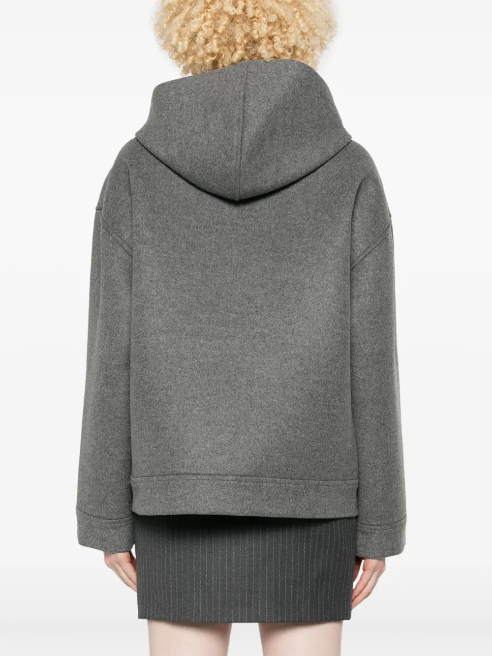 Valentino Garavani VLogo oversized jack Grijs