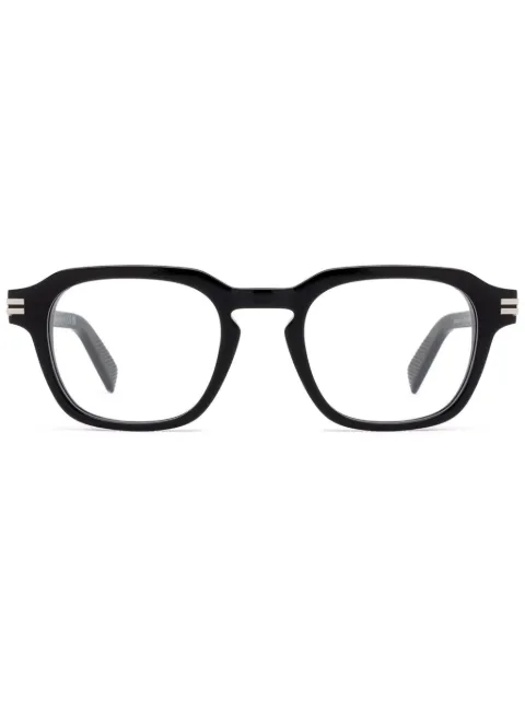 Zegna lentes con armazón cuadrada