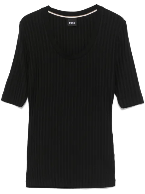 BOSS ribbed T-shirt 