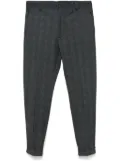 BOSS check-print trousers - Black