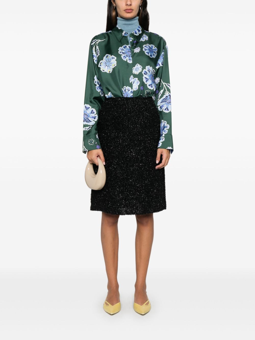 Dorothee Schumacher Blouse met bloemenprint - Groen