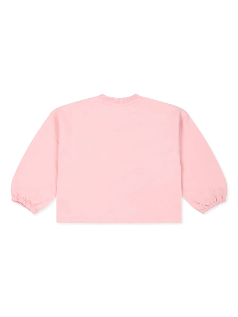 Moschino Kids Sweater met logoprint - Roze