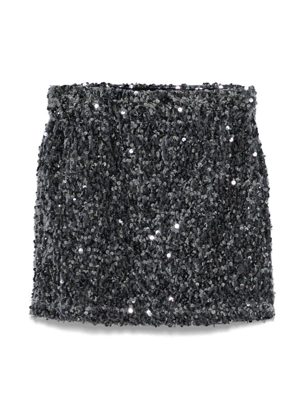 Miss Grant Kids sequinned mini skirt - Grijs