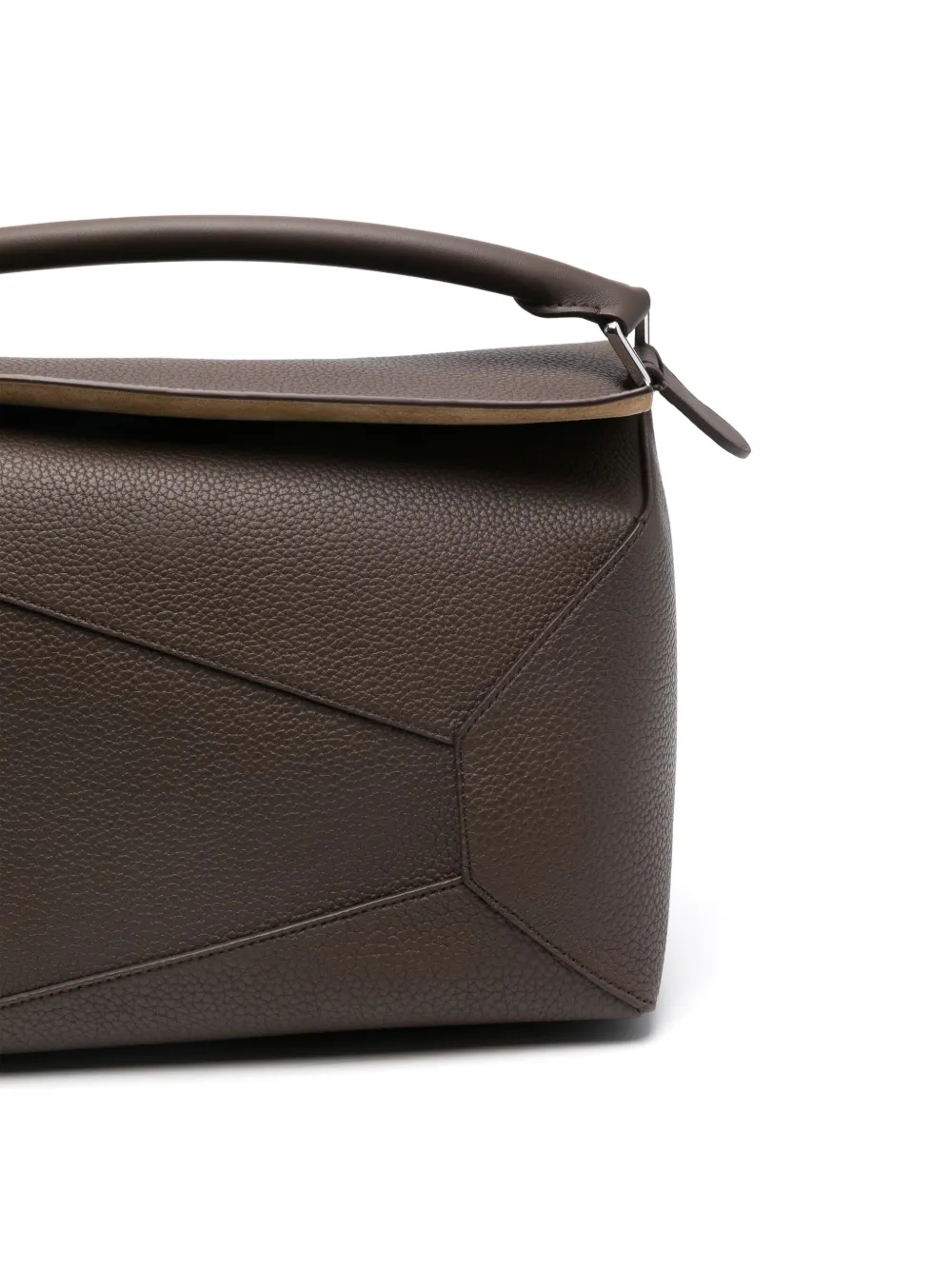 LOEWE Puzzle Edge grote shopper Bruin
