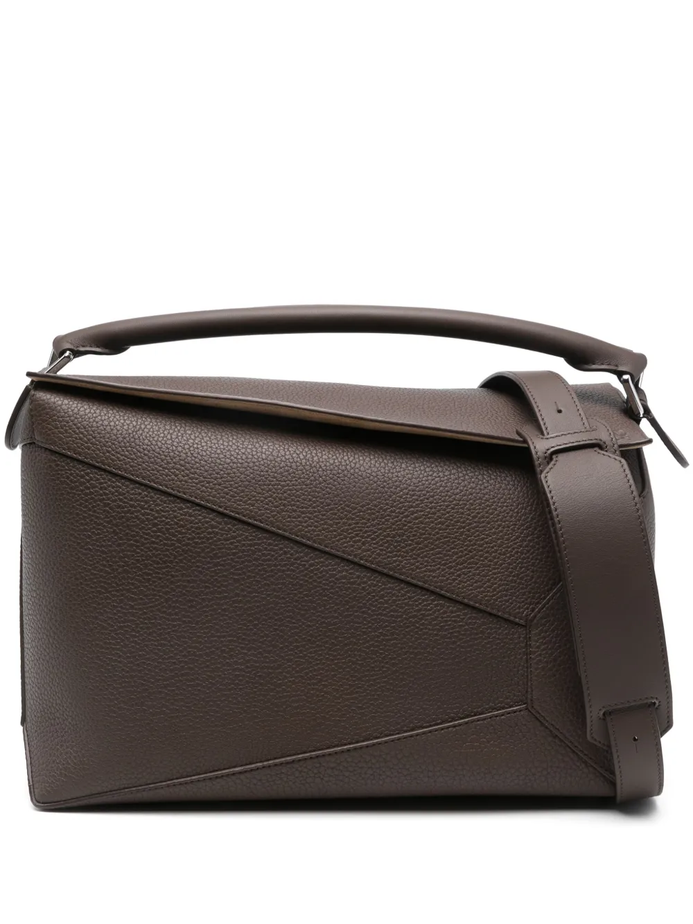 LOEWE large Puzzle tote bag | Brown | Image 1