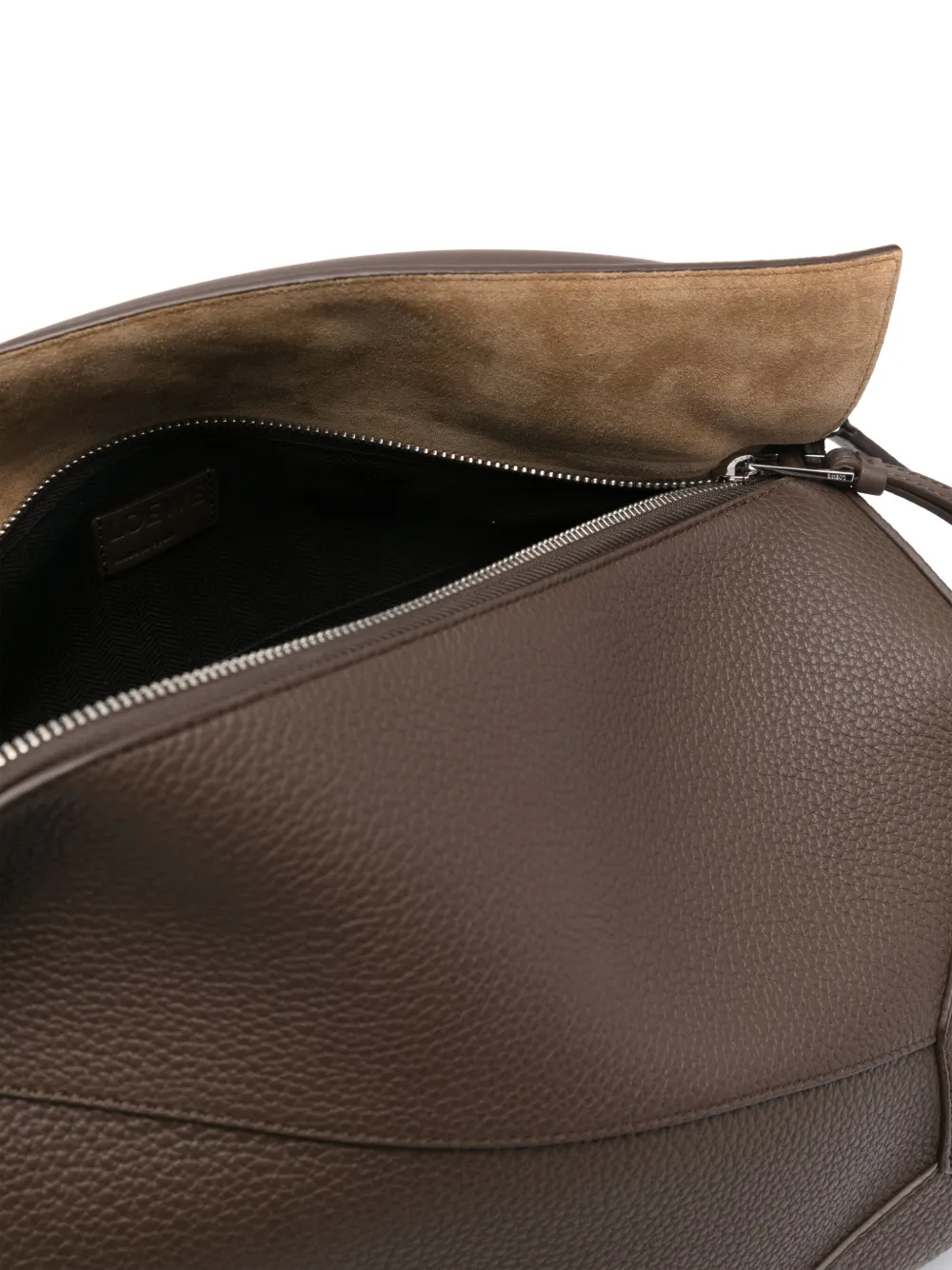 LOEWE Puzzle Edge grote shopper Bruin