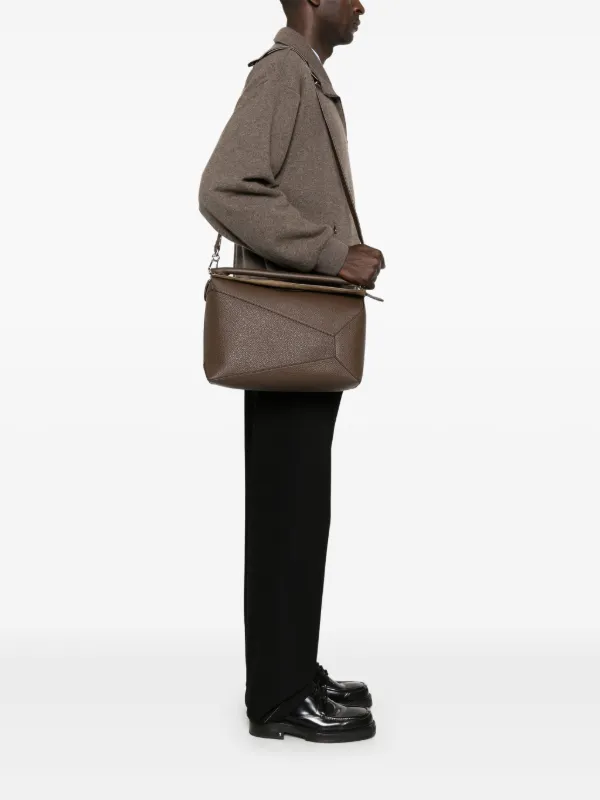 LOEWE正規品/関税送料込み Puzzle Large Handbag LOEWE Large Puzzle Tote Bag | Brown | FARFETCH