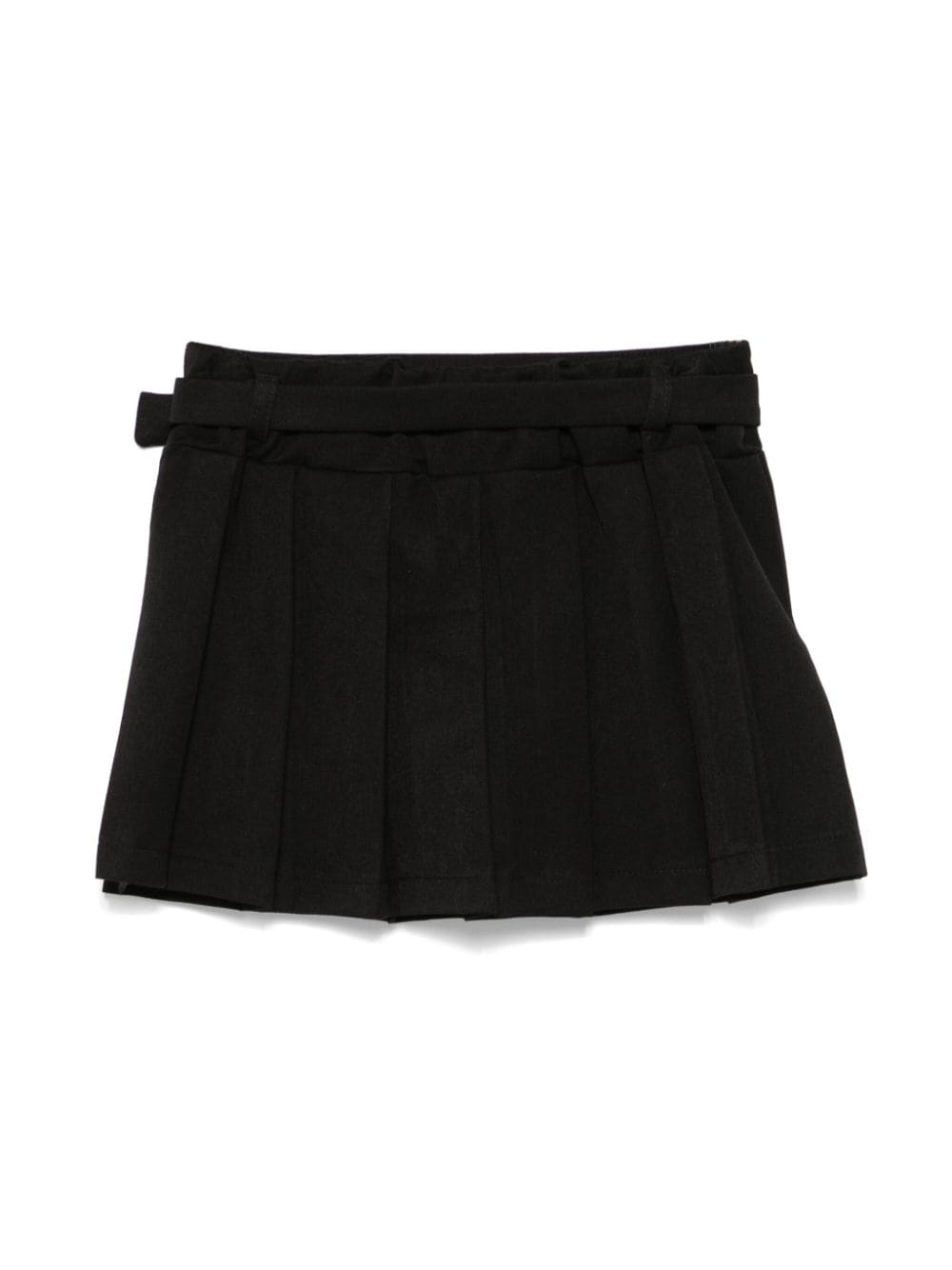 Miss Grant Kids pleated skirt - Zwart