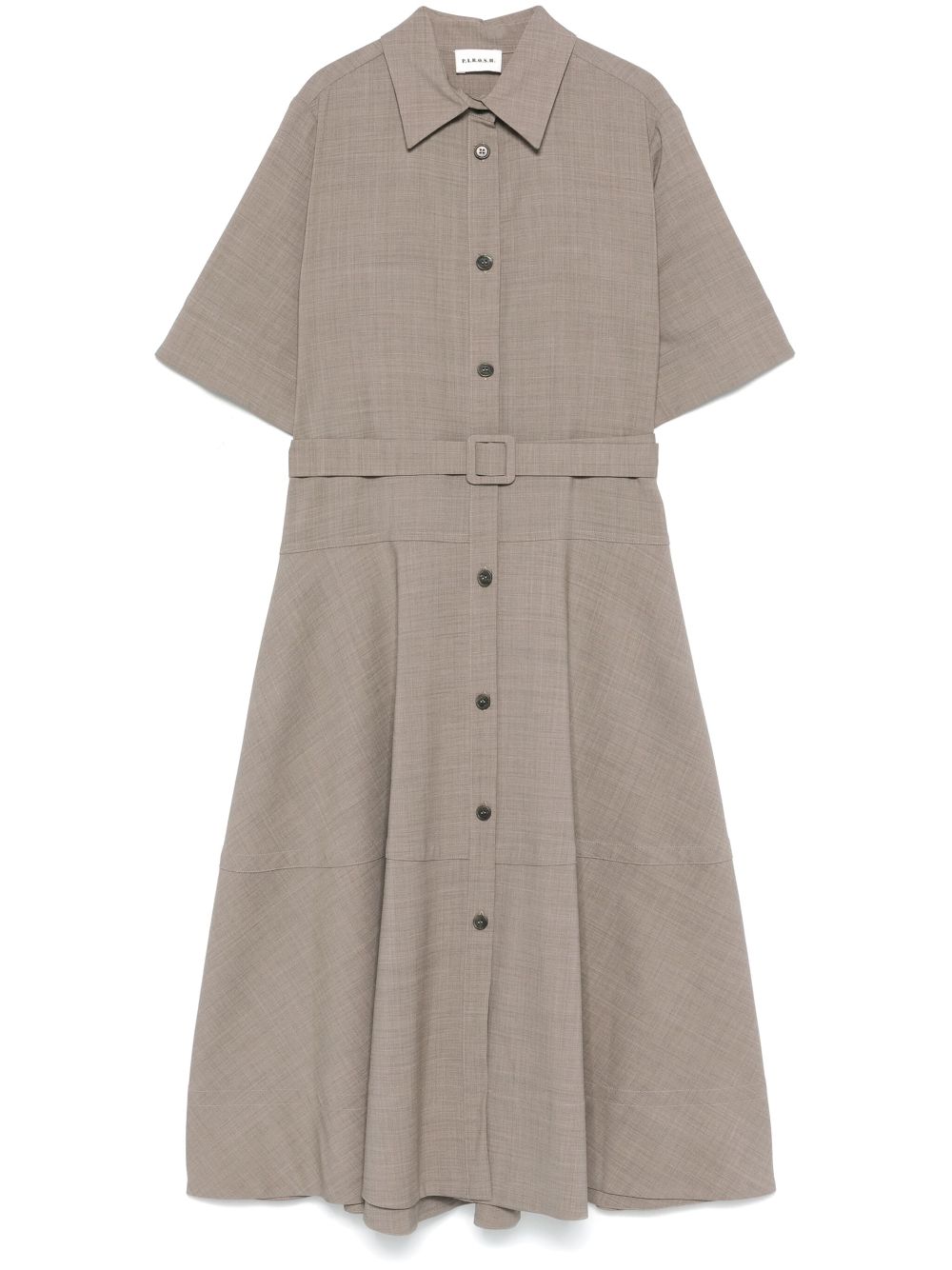 P.A.R.O.S.H. Lille midi dress - Grey