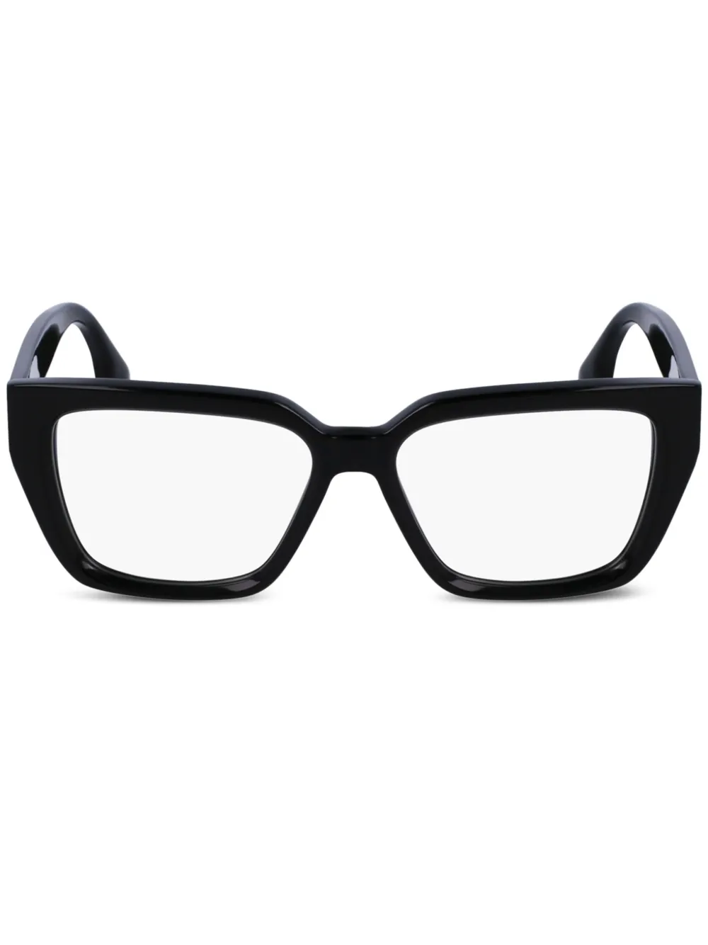 Victoria Beckham Eyewear スクエア眼鏡フレーム - ブラック Victoria Beckham Eyewear スクエア眼鏡フレーム - ブラック