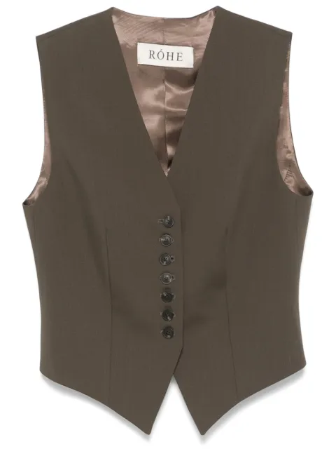 Róhe chaleco con cuello en V