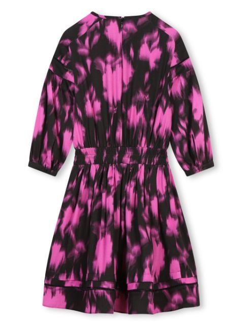 abstract-print dress