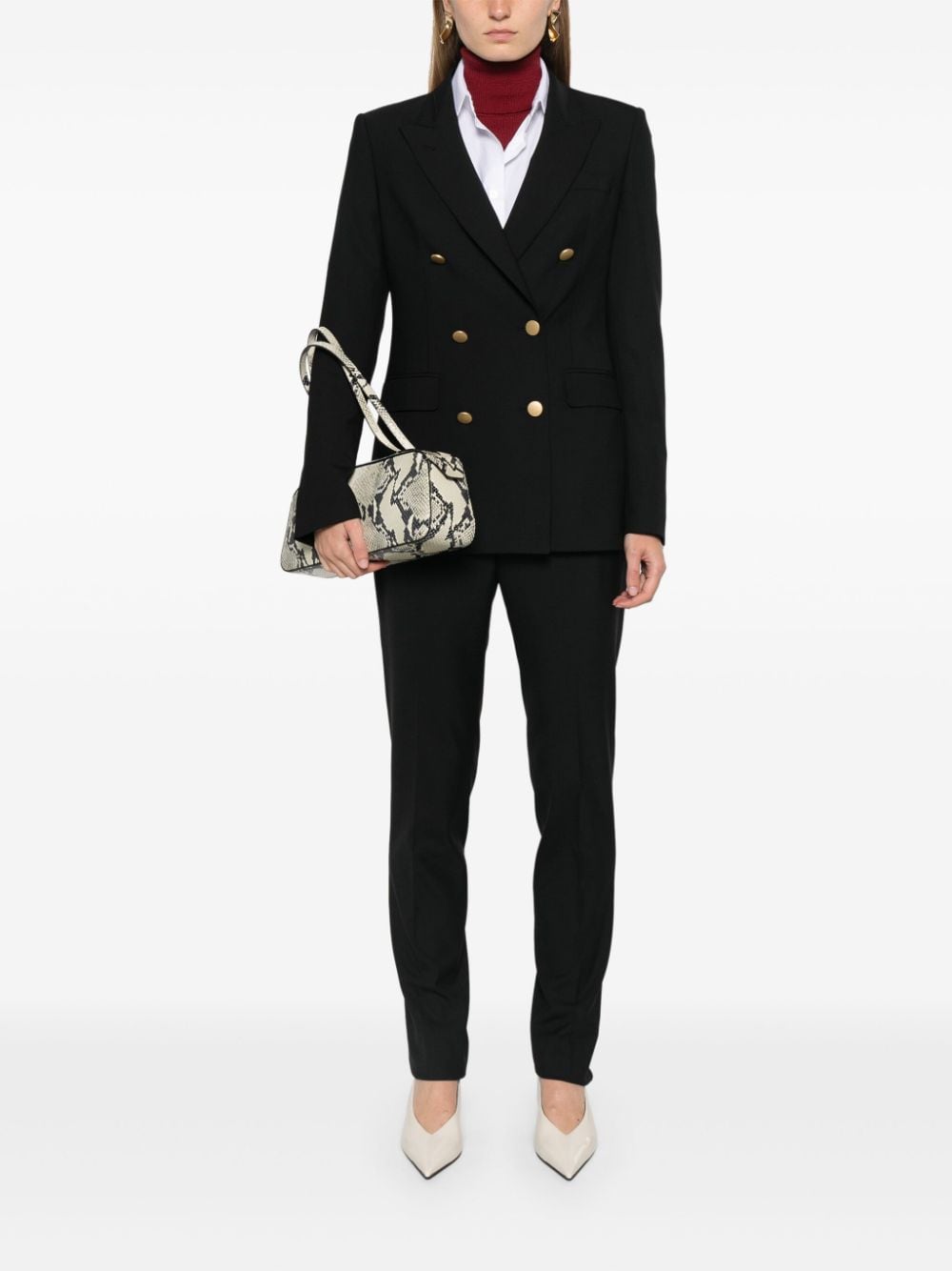 Shop Tagliatore Parigi Suit In Black