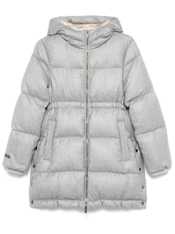 Peserico Punto Luce チェーンコート | グレー | FARFETCH JP