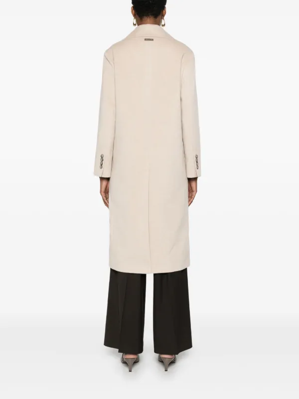Peserico カシミア コート | ニュートラル | FARFETCH JP