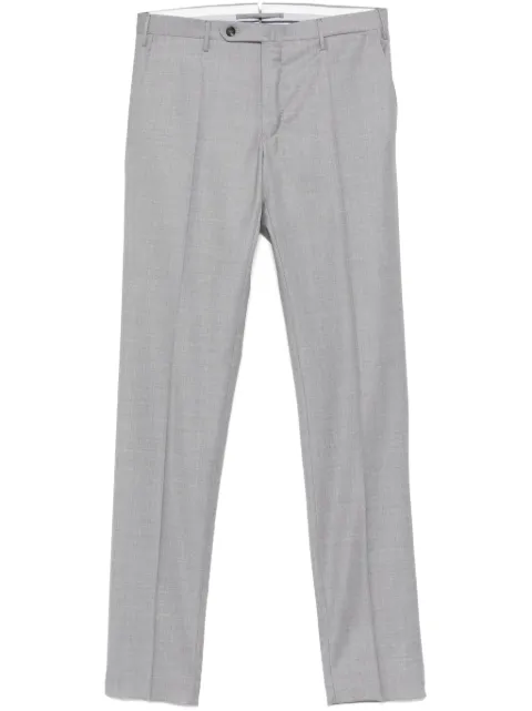 Incotex slub-texture trousers 