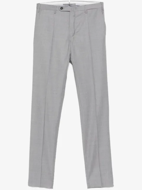 Incotex slub-texture trousers 