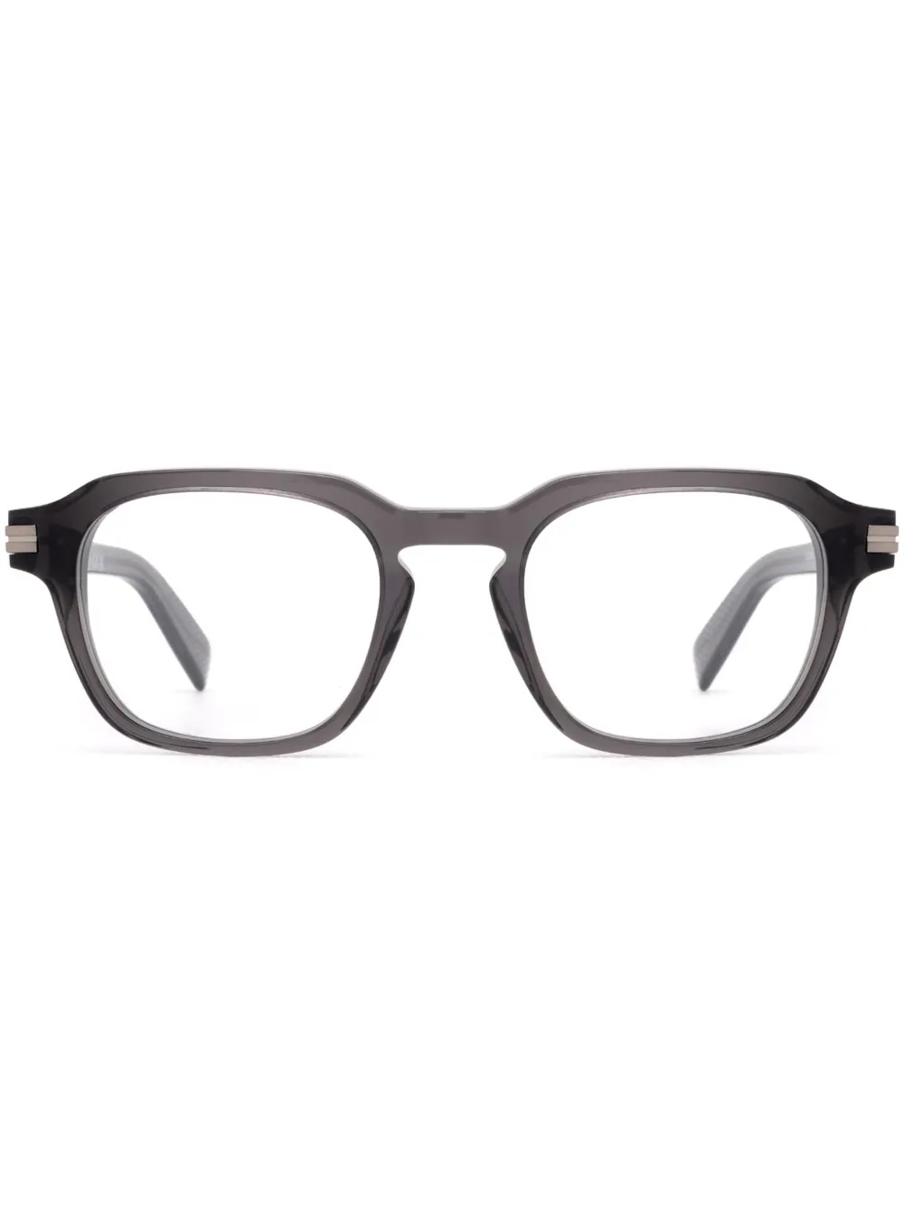 Zegna square-frame glasses | Grey | Image 1