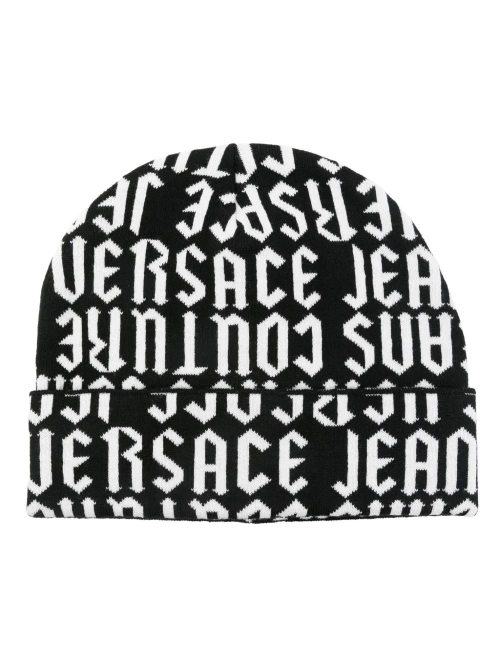 Versace Jeans Couture Muts met logo Zwart