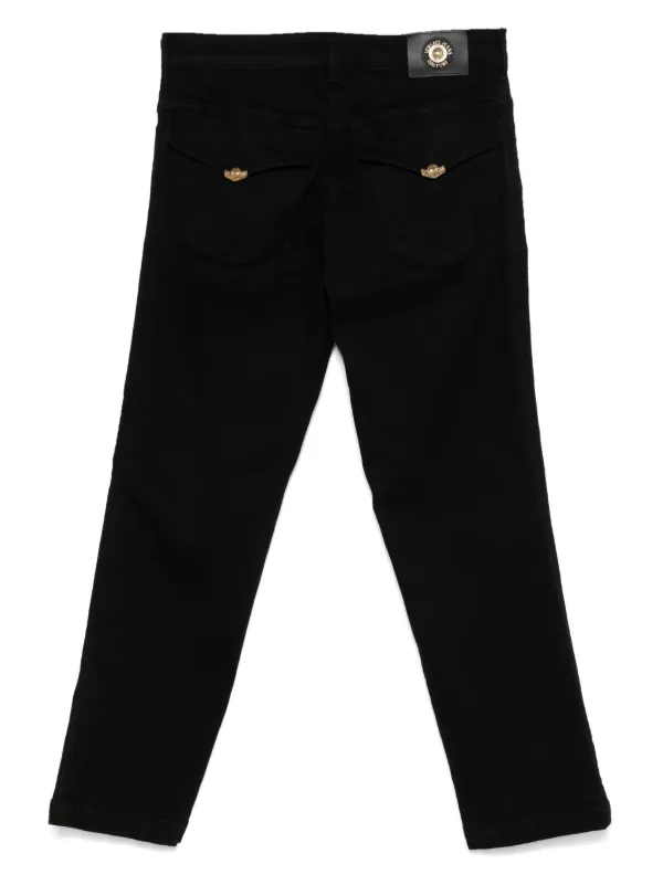 Versace Jeans Couture straight-leg Jeans | Black | FARFETCH
