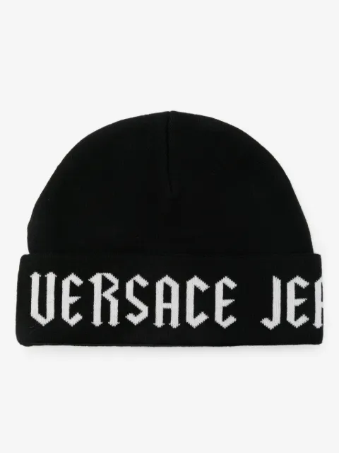 Versace Jeans Couture logo-jacquard beanie