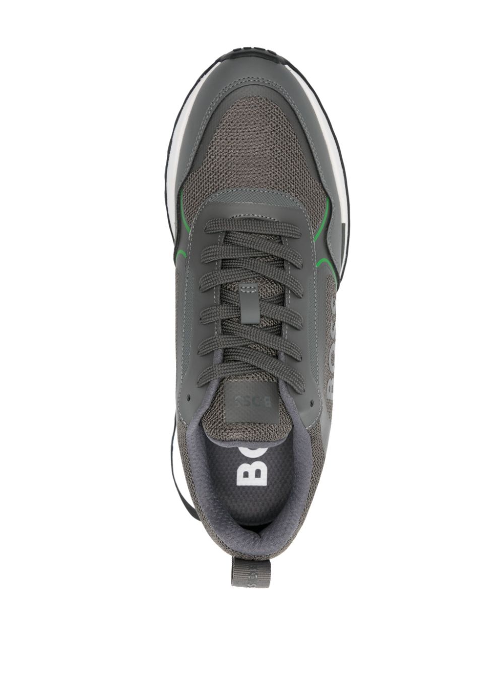 BOSS logo-print sneakers Grey