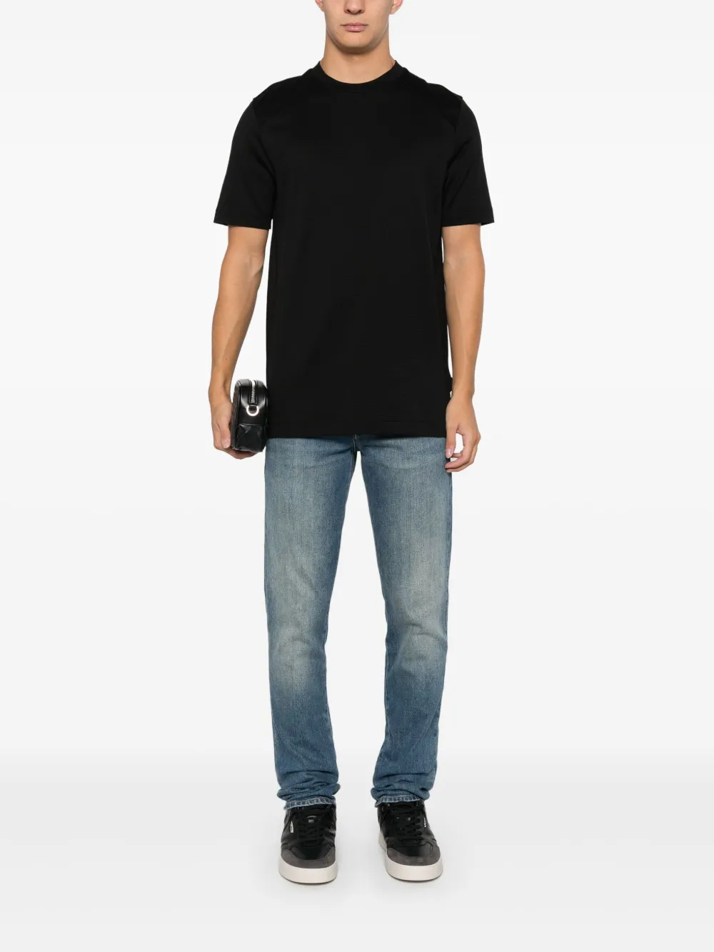 BOSS Ripstop T-shirt - Zwart