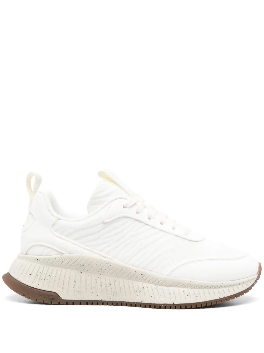 BOSS Sneakers met gespikkelde zool Wit