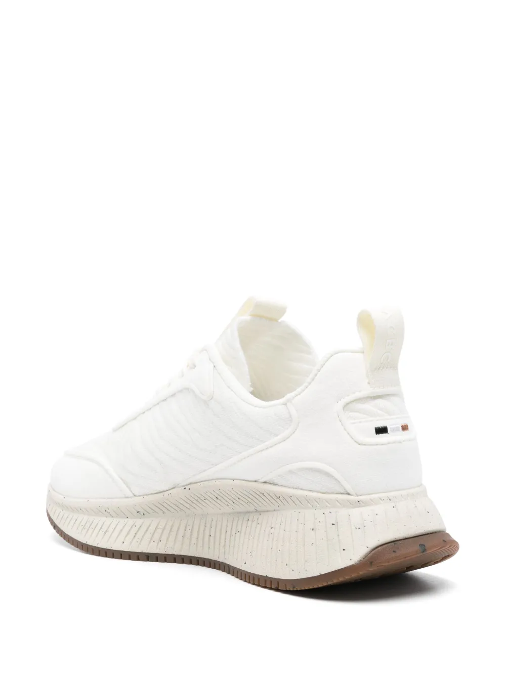 BOSS Sneakers met gespikkelde zool Wit