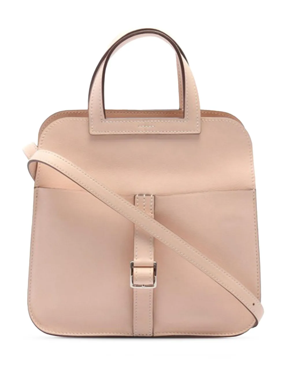 Hermes Pre Owned Bolsa Satchel Mini Swift Halzan 22 2016 Rosado FARFETCH MX