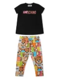 Moschino Kids Teddy Bear tracksuit set - Black