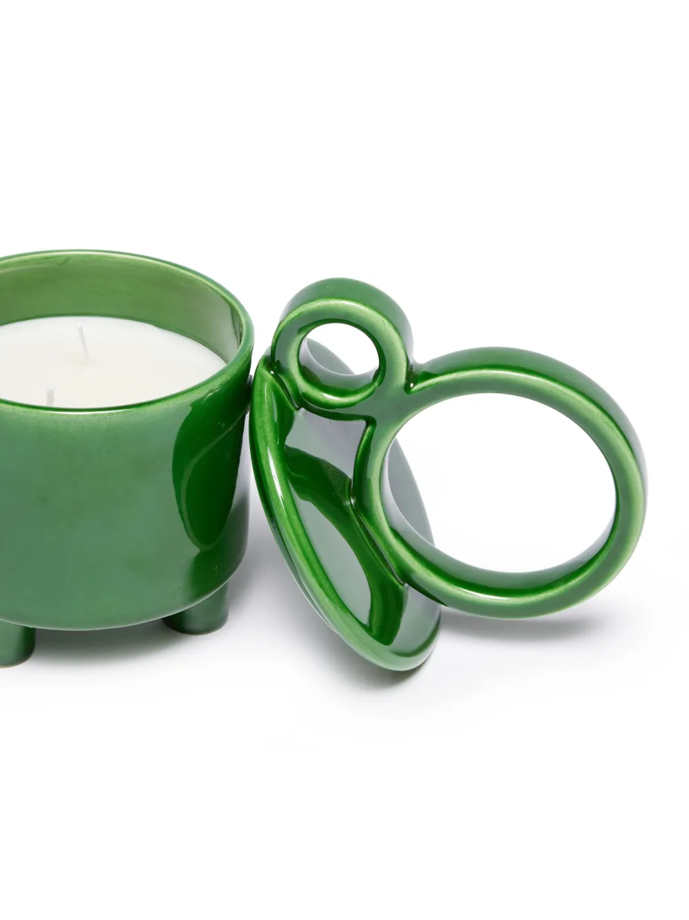 C'era Fragrance Erba Candle Cup In Green