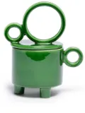 C'era Fragrance Erba candle cup - Green