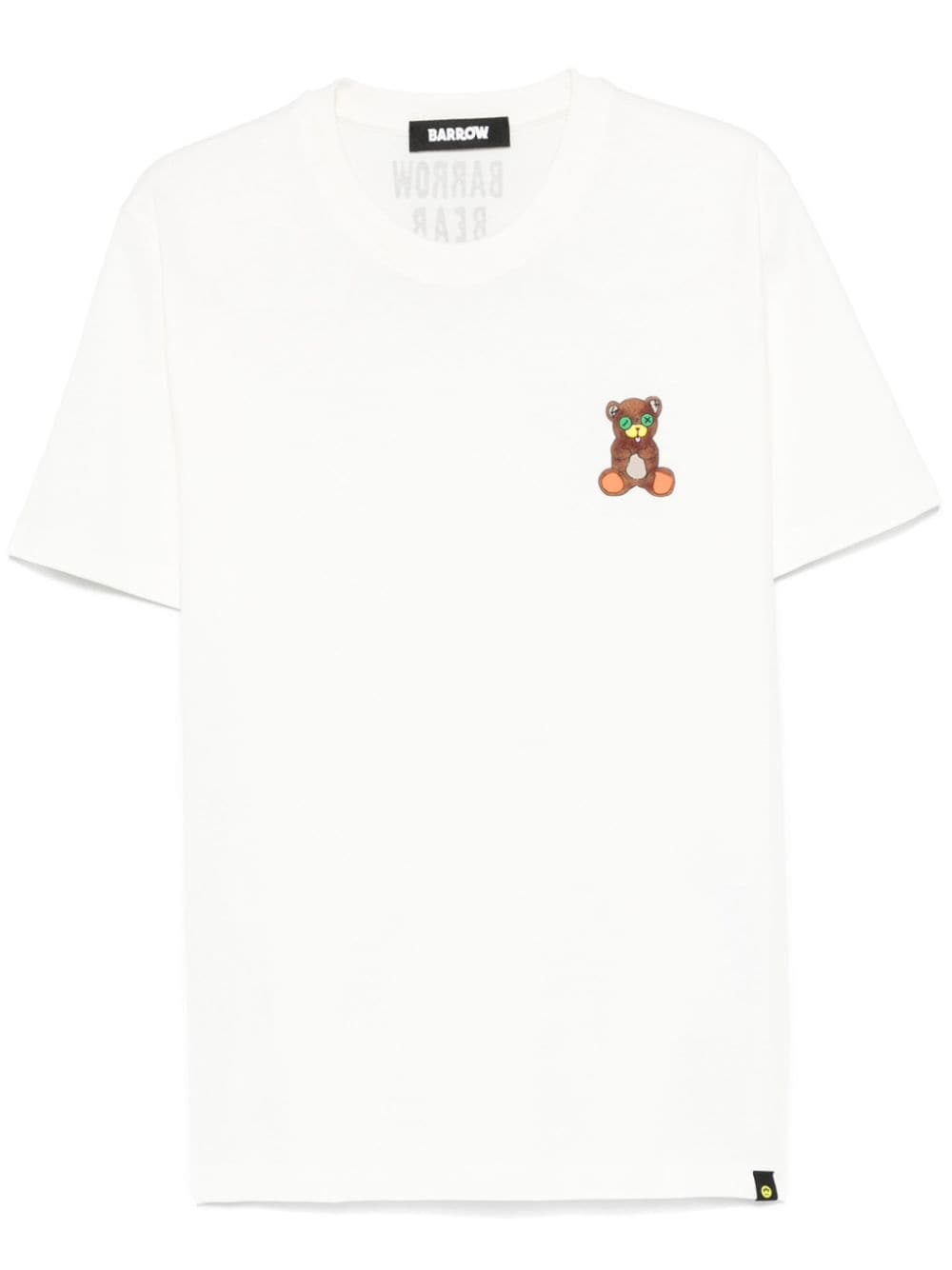 Shop Barrow Iconic Teddy T-shirt In Neutrals