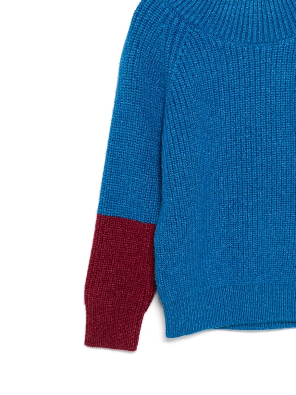 Shop Manuel Ritz Colourblock Sweater In Blue