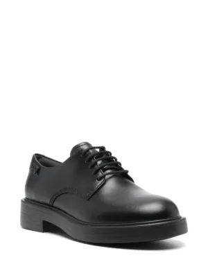Camper Dean レザー ダービーシューズ | ブラック | FARFETCH JP