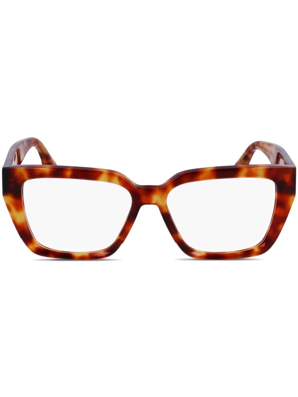 Victoria Beckham Eyewear Zonnebril met schildpadschild-design Bruin