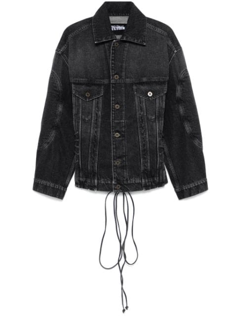 Jean Paul Gaultier lace-up denim jacket