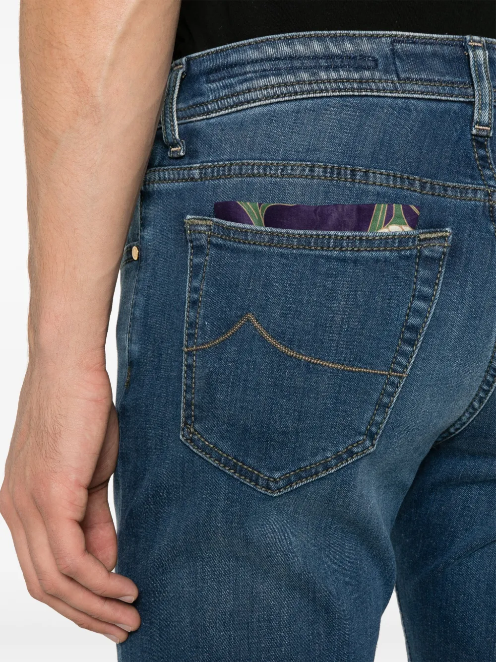 Jacob Cohen Denim Tapered Jeans In Blue