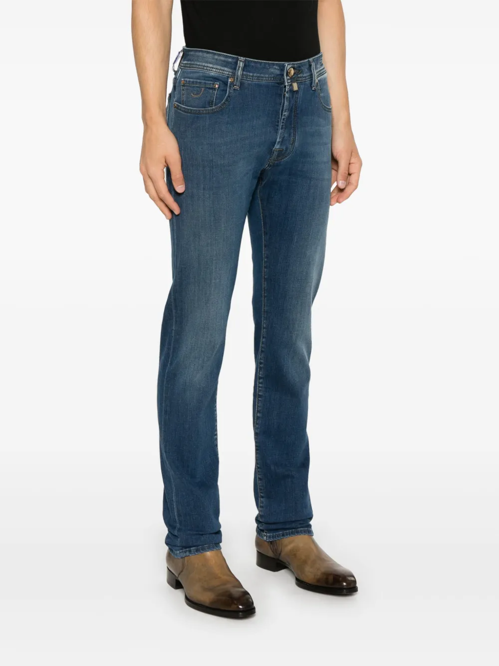 Jacob Cohen Denim Tapered Jeans In Blue