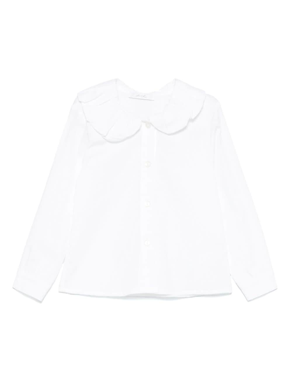 Miss Grant Kids collared blouse - Bianco