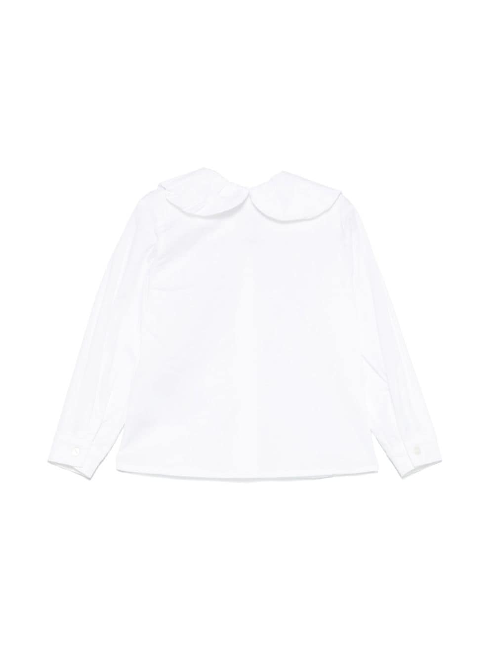 Miss Grant Kids collared blouse - Wit