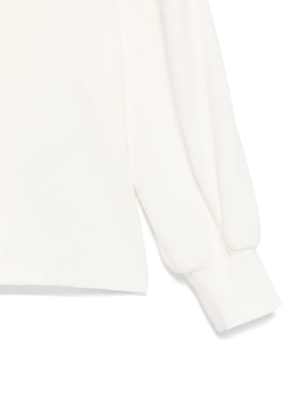 Miss Grant Kids Sweater met geplooid detail Wit