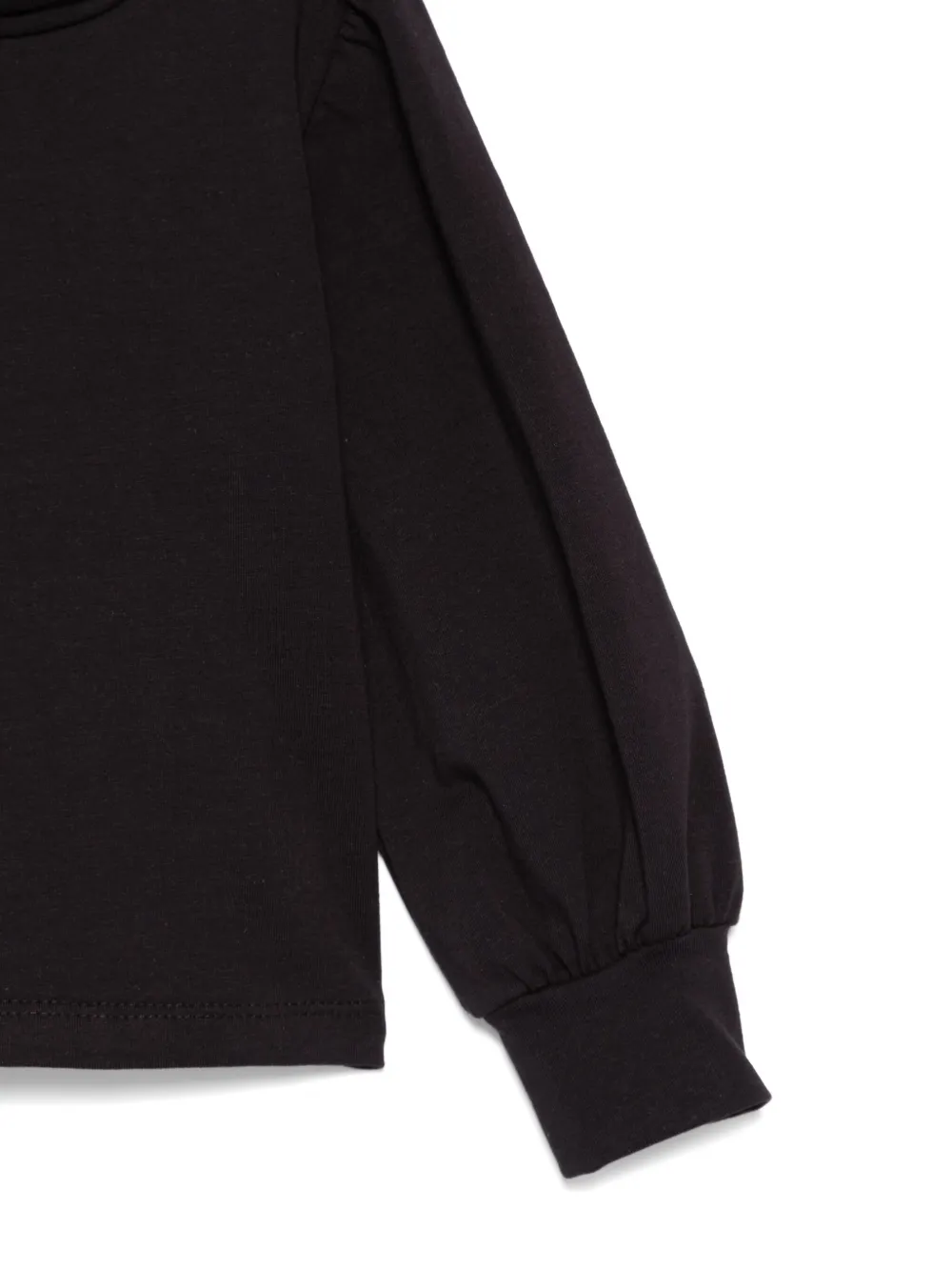 Miss Grant Kids Sweater met geplooid detail Zwart